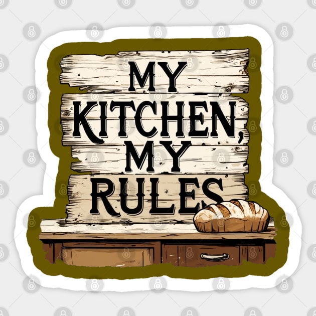 My Kitchen Sticker by faithfamilyhomedesigns